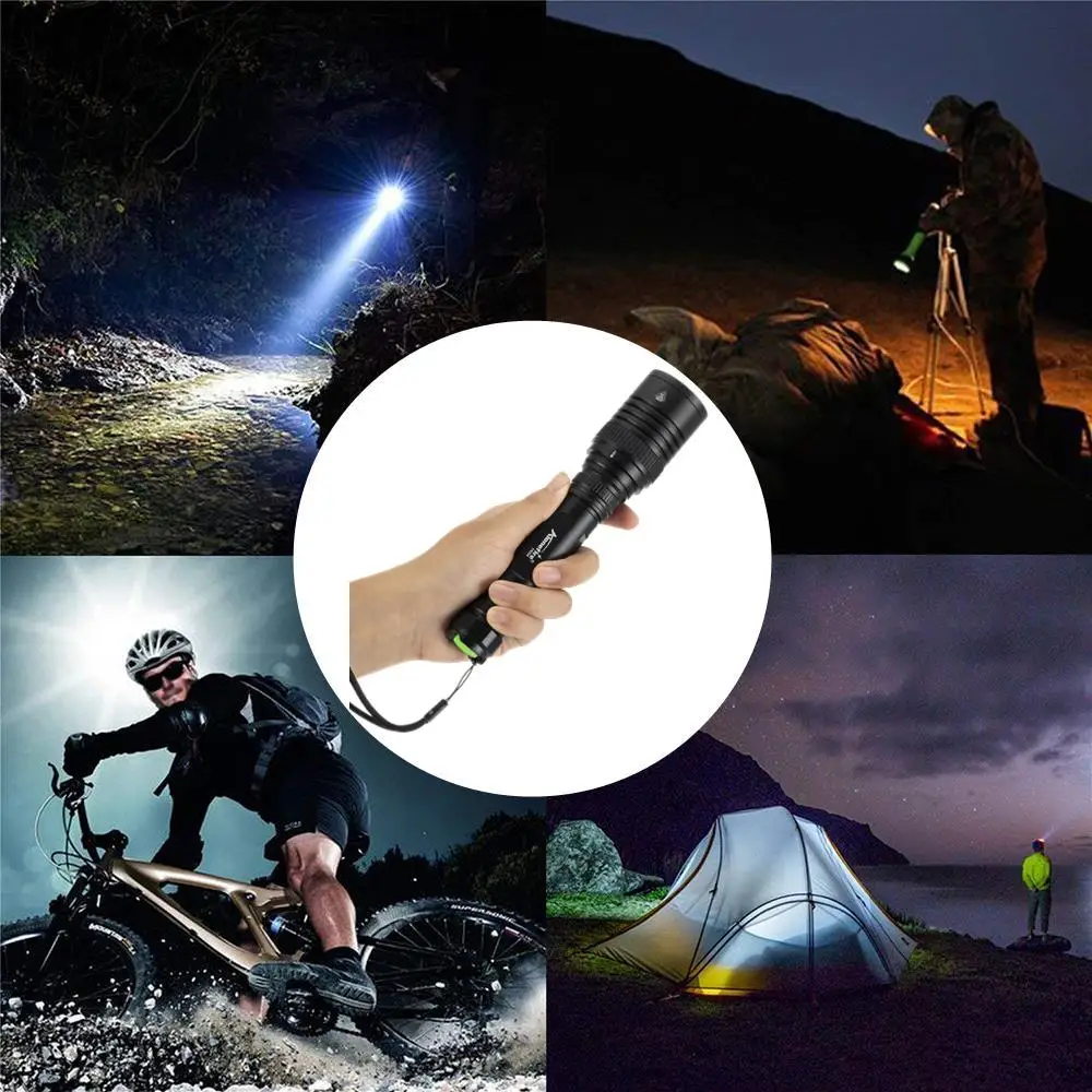 AloneFire H004 XLamp XHP50 мощный флэш-светильник USB Zoom XHP50 светодиодный фонарь 18650 перезаряжаемый аккумулятор Охотничий Тактический светильник