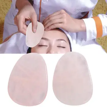

massage 2pcs Natural Opal Thumb Shape Scrapping Plate Body Guasha Board Face Massager Health Care Tool Massage Relaxation l