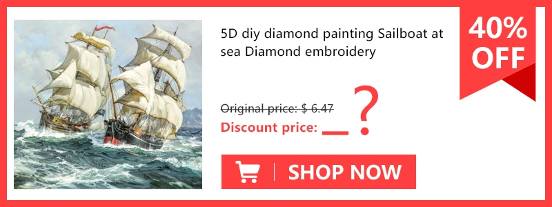 5D DIY Алмазная картина парусник Пейзаж Вышивка крестиком полная Алмазная вышивка мозаика картина стразы украшение дома