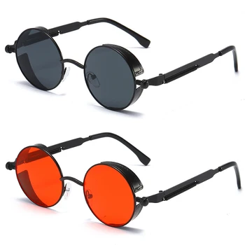 

European and American Personality Wild Steampunk Sunglasses Spring Fest Sunglasses 2 Pieces
