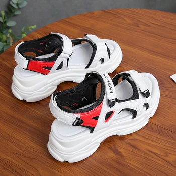 

2020 New Sandals Women Summer Thick Bottom Shoes Fashion Casual Platform Sandals Walk Shoes Round Toe Casual womenshoes