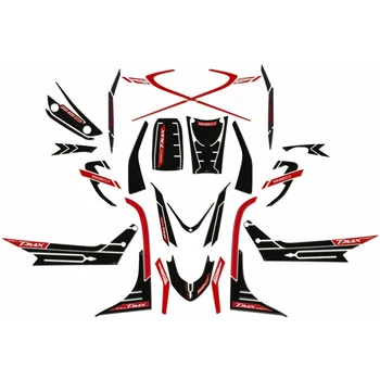 

Kit compatible 3D GEL STICKERS YAMAHA Tmax 560 from 2020 CARBON LOOK-RED ALUMINUM WHEEL