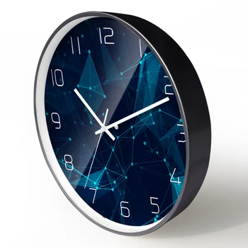 

Silent Metal Wall Clock Modern Design Vintage Clock Nordic Orologio Da Parete Digital Kitchen Novelty Watches Home Decor AA60WC