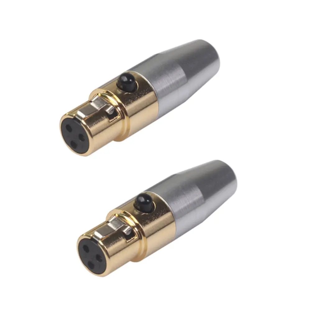 Мини XLR три ядра аудио пайки Разъем Малый XLR Аудио Микрофон Разъем для MIC пайки прямой
