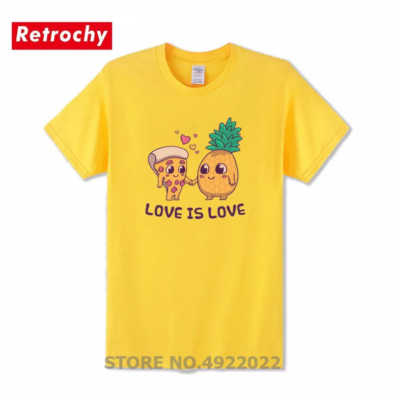 Newest Funny Pineapple and pizza Design Printed T-Shirt Fashion Cartoon yummy food TShirt Summer Men Novelty Cool Tee Shirt Tops | Мужская
