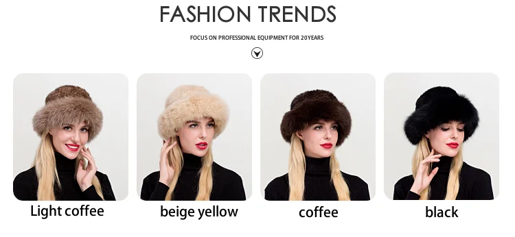 ZDFURS* Натуральная норковая меховая шапка шапки русская зима с бренд Fox Fur Trim для женщин шапка вязаная натуральная норковая меховая шапка шапки Новые