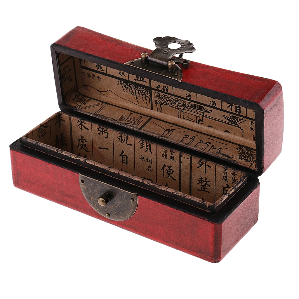 Коллекционная мини деревянная коробка для подушек ручной работы, Ювелирная Подарочная коробка под ожерелье