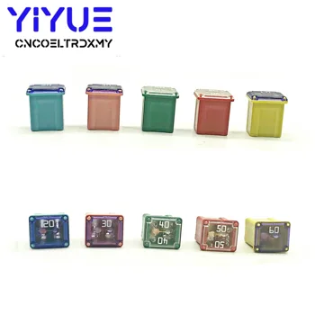 

1PC PEC LPJ 20A 30A 40A 50A 60A Insurance Auto Square Fuse Tube Waterproof Fuse Box for Nissan Honda Toyota,socket optional
