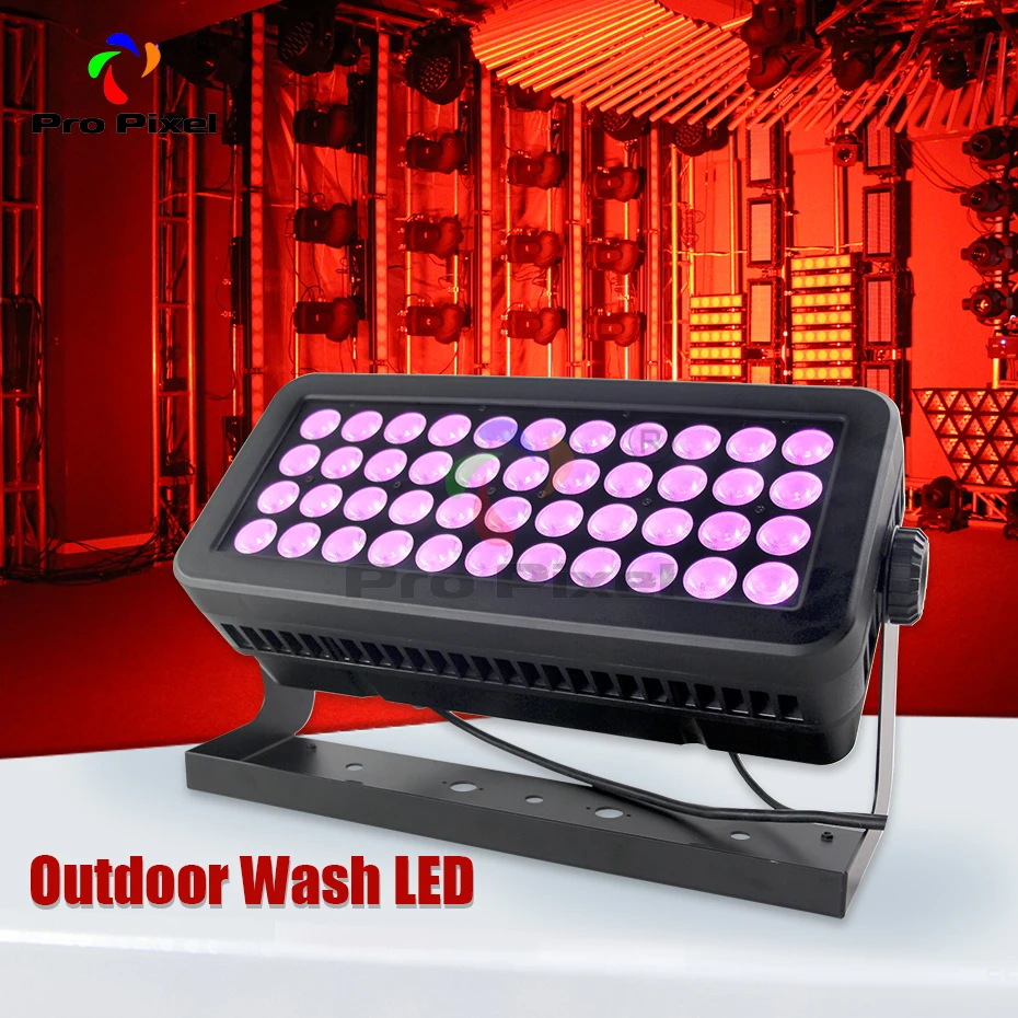 Outdoor led bar 44x10W RGBW 4in1dmx led wall wash Ip65 outdoor wall washer bar light