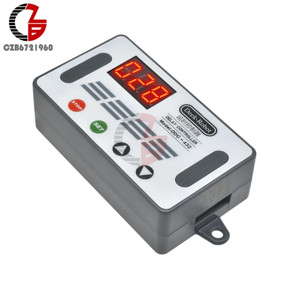 

15A 400W Digital Dual MOS Time Delay Relay DC 5V-30V Delay Controller Timer Control Switch Timing Relay Trigger Reverse Protect