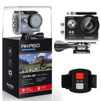 

AKASO EK7000 / EK5000 4K WIFI Outdoor Action Camera Video Extreme Sports helm Ultra HD Diving Waterproof 12MP 170 Wide Angle