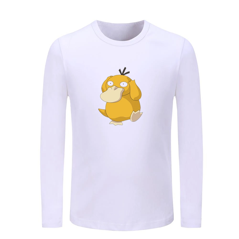 Детские футболки с рисунком из мультфильма «Покемон», «Psyduck», «Beedrill», «Venomoth», детские футболки с графическим принтом, топы для мальчиков и девочек, рождественский подарок