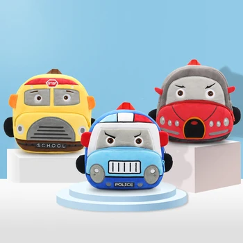 

Children's Bags New Kawaii Backpack Cartoon Kindergarten Cute Car For Girls Boys Baby Small School Bag