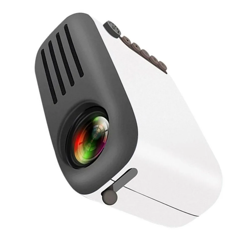 Yg200 Домашний Мини проектор передвижной ручной Hd 1080P светодиодный проектор домашний медиа плеер черный