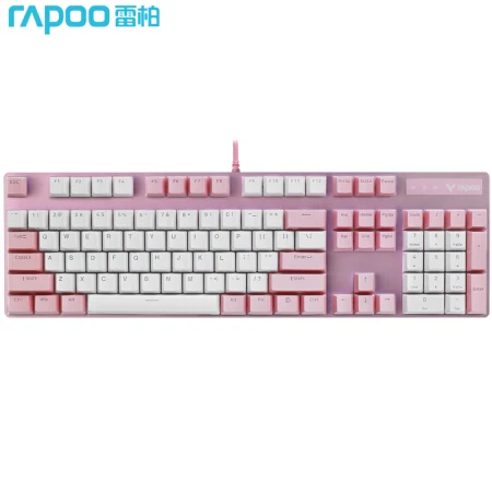 Rapoo V500PRO 104-key mechanical keyboard Black/Blue/Brown/red switch, 5 colors optional, good for office and good for games 