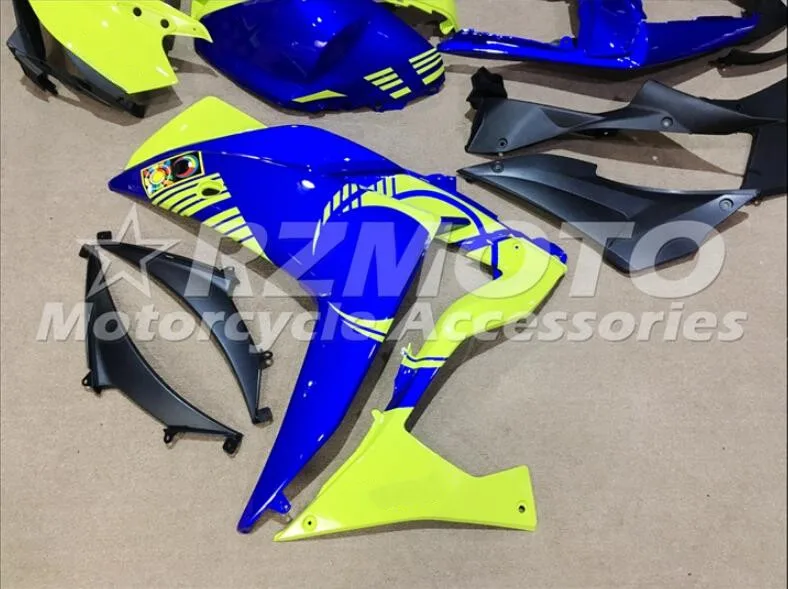 4 подарки стиль ABS литьевая форма мотоцикл Обтекатели подходит для YAMAHA R3 R25- 15-19 Кузов Набор на заказ синий желтый