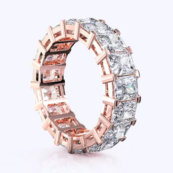 

FUN-BEAUTY The Popular Ring Of Korean Celebrities Fashionable And Simple Unisex Versatile Square Ring With Zircon