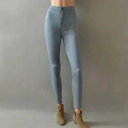 Женские джинсы больших размеров, женские джинсы 2019, женские джинсы с высокой талией, облегающие джинсы, эластичные брюки-карандаш, джинсы
