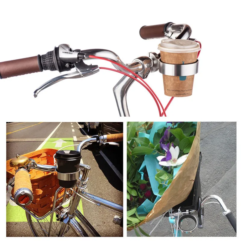

Cycling Drinks Bottle Holder Bike Parts Coffee Cup Holder Tea Cups Holder Bicycle Bracket Aluminum Bottles cage bottle holder