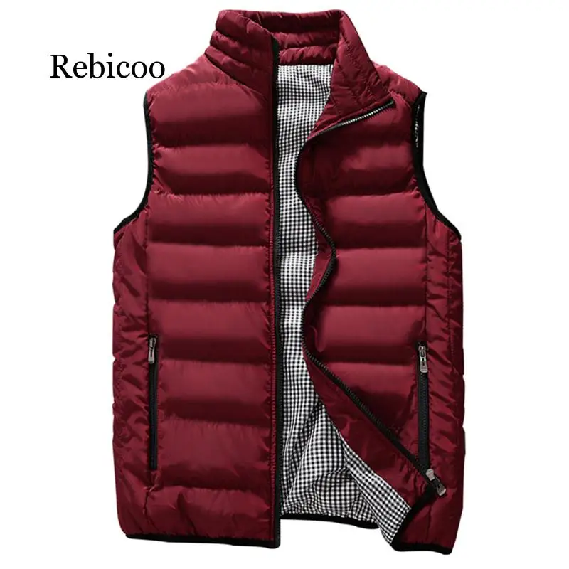 

Vest Men New Stylish 2019 Spring Autumn Warm Sleeveless Jacket Men Winter Waistcoat Men's Vest Casual Coats Mens Plus Size 5XL