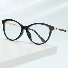 

Blue Light Blocking Glasses Frame for Women Fashion Optical Prescription Eyewear New Arrival Eyeglasses Full Rim Cat Eye Frame