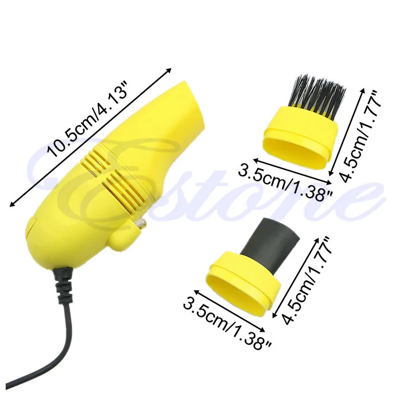 USB Gadgets Computer Vacuum Mini USB Keyboard Cleaner Laptop Brush Dust Cleaning Kit Mini Desktop Vacuum Cleaner