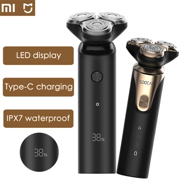 

Xiaomi Electric shaver Men's Razor beard trimmer rechargeable 3D Smart razor wet and dry dual-use washable Mijia shaver 5