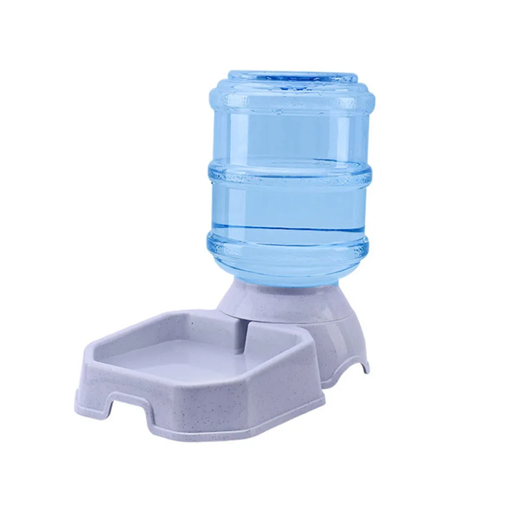 3.8л автоматическая подача воды контейнер пластиковая миска для домашних животных кошек Собака дозатор воды Фидер с нескользящей базой удобный