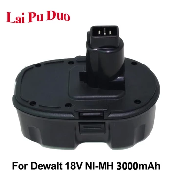 

18V 3.0Ah NI-MH Rechargeable Power Tool Battery For Dewalt Drill:DC9096,DE9095,DE9098,DC212,DC330,DE9096,DC380KA,DC330KB
