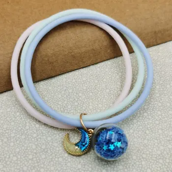 

Korean Girl Heart Cute Pendant Mosquito Repellent Bracelet Summer Outdoor Portable Mosquito Repellent Silicone Bracelet