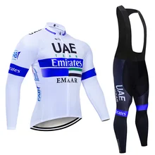ОАЭ Мужская футболка с длинным рукавом для велоспорта, велосипедные шорты, комплект MTB Ropa Ciclismo bi, одежда для велоспорта, спортивная одежда