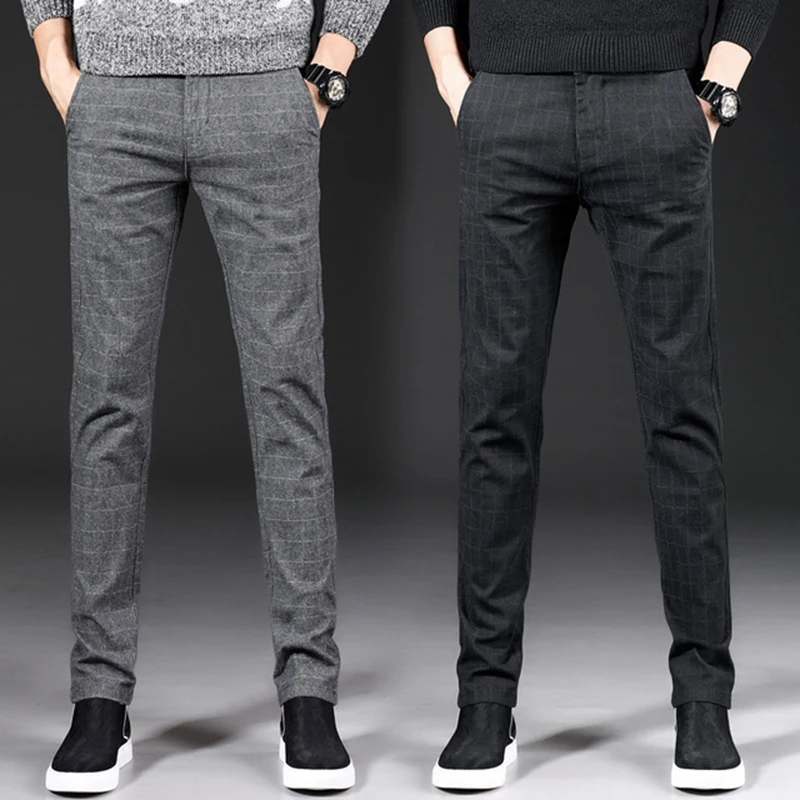 slim straight pants
