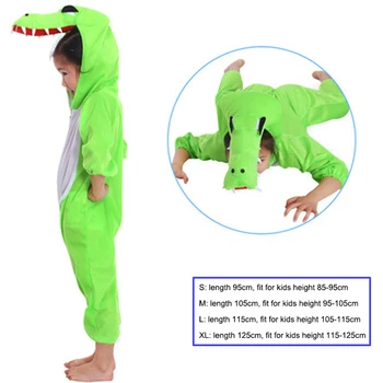 

Children Kids Cartoon Animal Costumes Performance Suit Girls Boys Crocodile Children's Day Halloween Christmas Costumes Jumpsuit