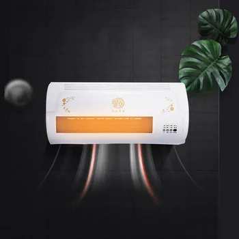 

2000W Wall Mounted Air Cooler Conditioner Heater Fan Heating Cooling Room Bathroom Waterproof Remote Timing Air Conditioning Fan