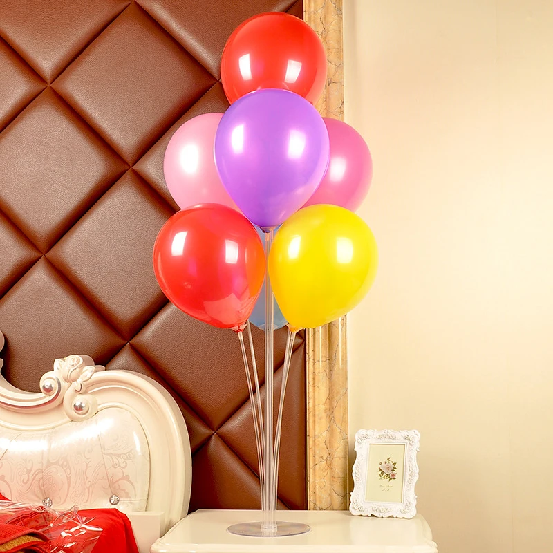 7 трубок подставка для воздушных шаров держатель для шарика с днем рождения шар воздушные шары палочка стенд вечерние украшения дети баллон продукты