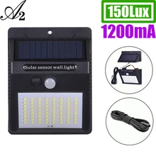 Freewing – applique murale à 80LED avec capteur PIR, imperméable conforme à la norme ip65, luminaire d'extérieur et d'intérieur, idéal pour un jardin ou une rue 