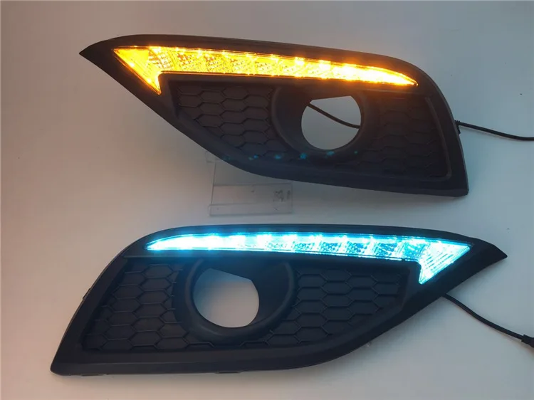 Указатель поворота светильник стиль реле 12V авто светодиодный DRL Габаритные огни противотуманная фара для Хонда сrv CR-V 2012 2013