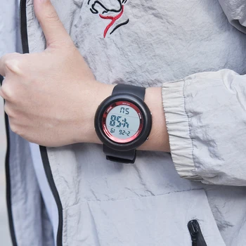 

Sanda Watch Men LED Digital Backlight Pleasant Screen Watches Strap Comfortable And Quality Texture Waterproof Sports Clock 2020