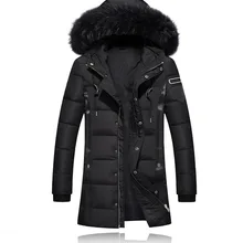 Мужской зимний пуховик, 80% белый утиный пух, Мужская ветровка, мужской пуховик, M-3XL, парка