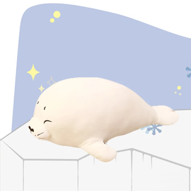 

40-100cm seal plush toy cute puppet doll pillow soft doll
