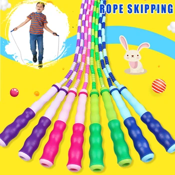 

Jump Rope Speeds Training Exercise Beaded Segmented Soft Sports Skipping Rope SMN88