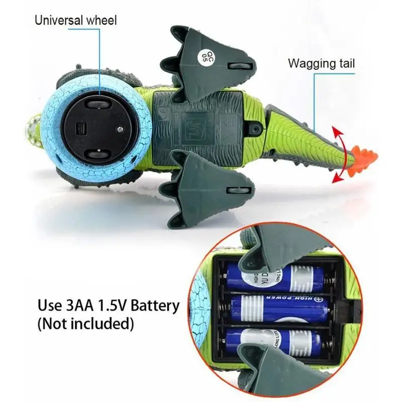 Электрическая игрушка-робот с имитацией динозавра, большой размер, ходьба со звуком, светильник, качающийся тираннозавр, детская игрушка, рождественский подарок