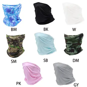 

Ice Silk Sunscreen Seamless Bandana Neck Gaiter Tube Dustproof Face Cover Scarf