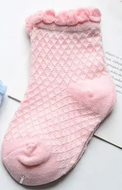 Носки для малышей, хлопковые носки для маленьких девочек, носки для маленьких мальчиков, носки для новорожденных и детей постарше - Цвет: girl pink