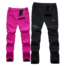 Лыжные брюки для сноуборда, зимние ветрозащитные брюки для мужчин и женщин, водонепроницаемые ветрозащитные теплые треккинговые лыжные штаны для велоспорта