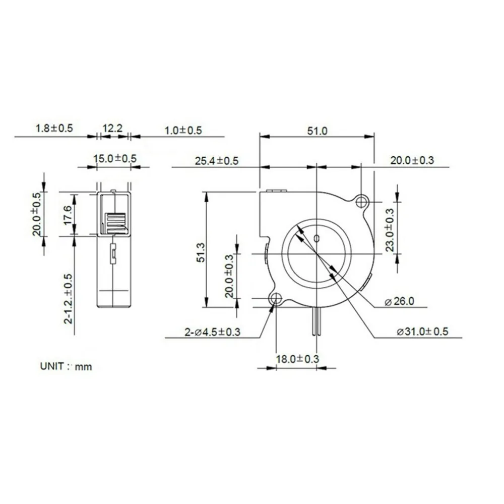 Anet A8 A6 5015 Air blower 12V 24V Ultra-quiet Oil Bearing about 7500 RPM Turbo Small Fan For 3D Printer