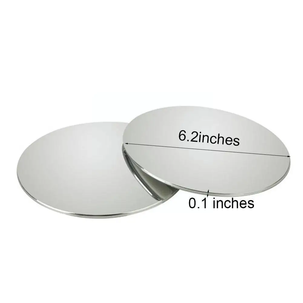 Car Rearview Mirror Small Round Mirror Wide-angle Reversing 360 Reflector Auxiliary Degree Frameless Rearview