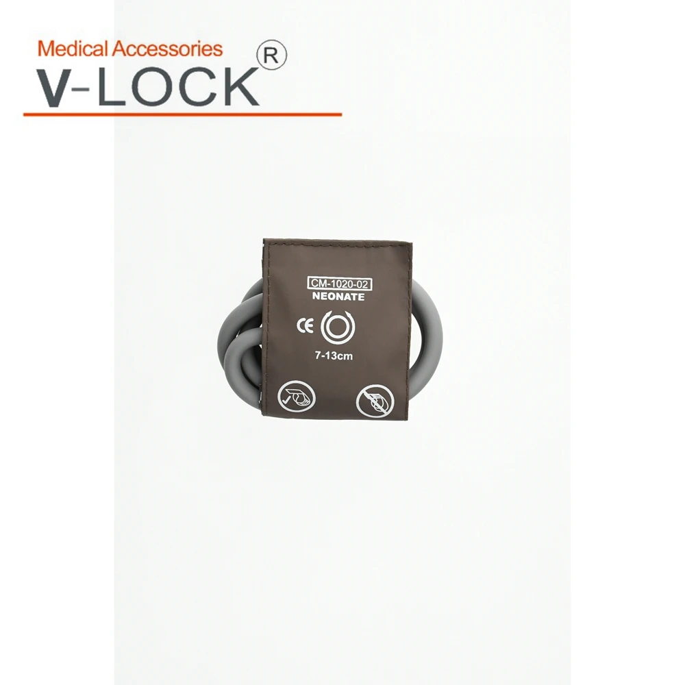 Mindray neonate arm blood pressure cuff with bladder Double tube imitation leather |