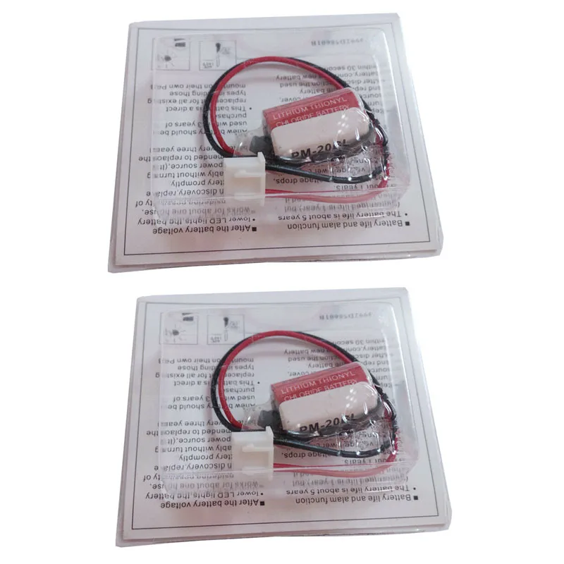2PCS Original ER3 3.6V 1100mAh PM-20BL ER14250 F940 PLC Lithium Battery with Plug for Hitachi Elevator GHE-FMT Backup | Электроника