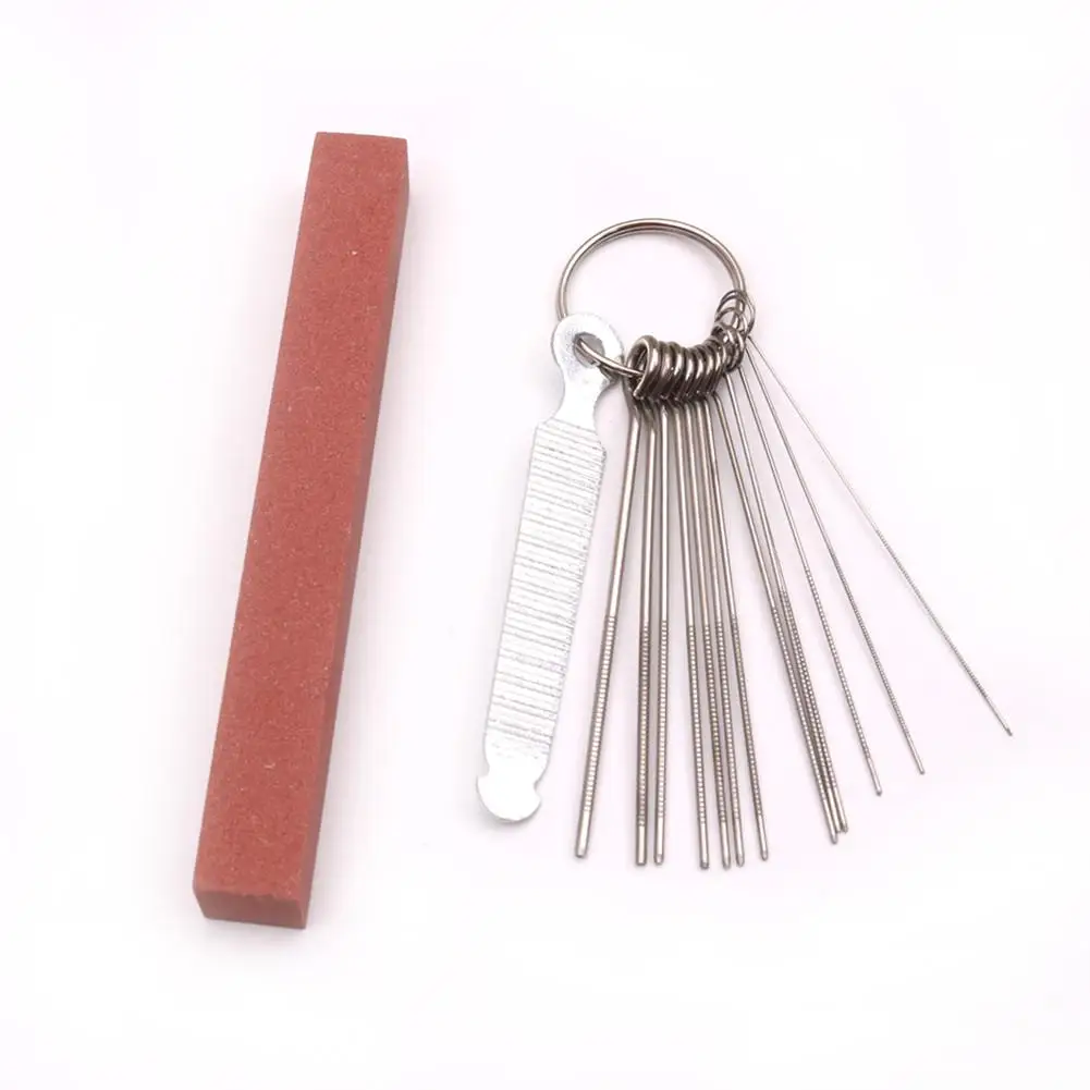 Высокое качество портативный DIY Инструменты для ремонта гитары гайка долбежная пилка набор lutier Сменные аксессуары